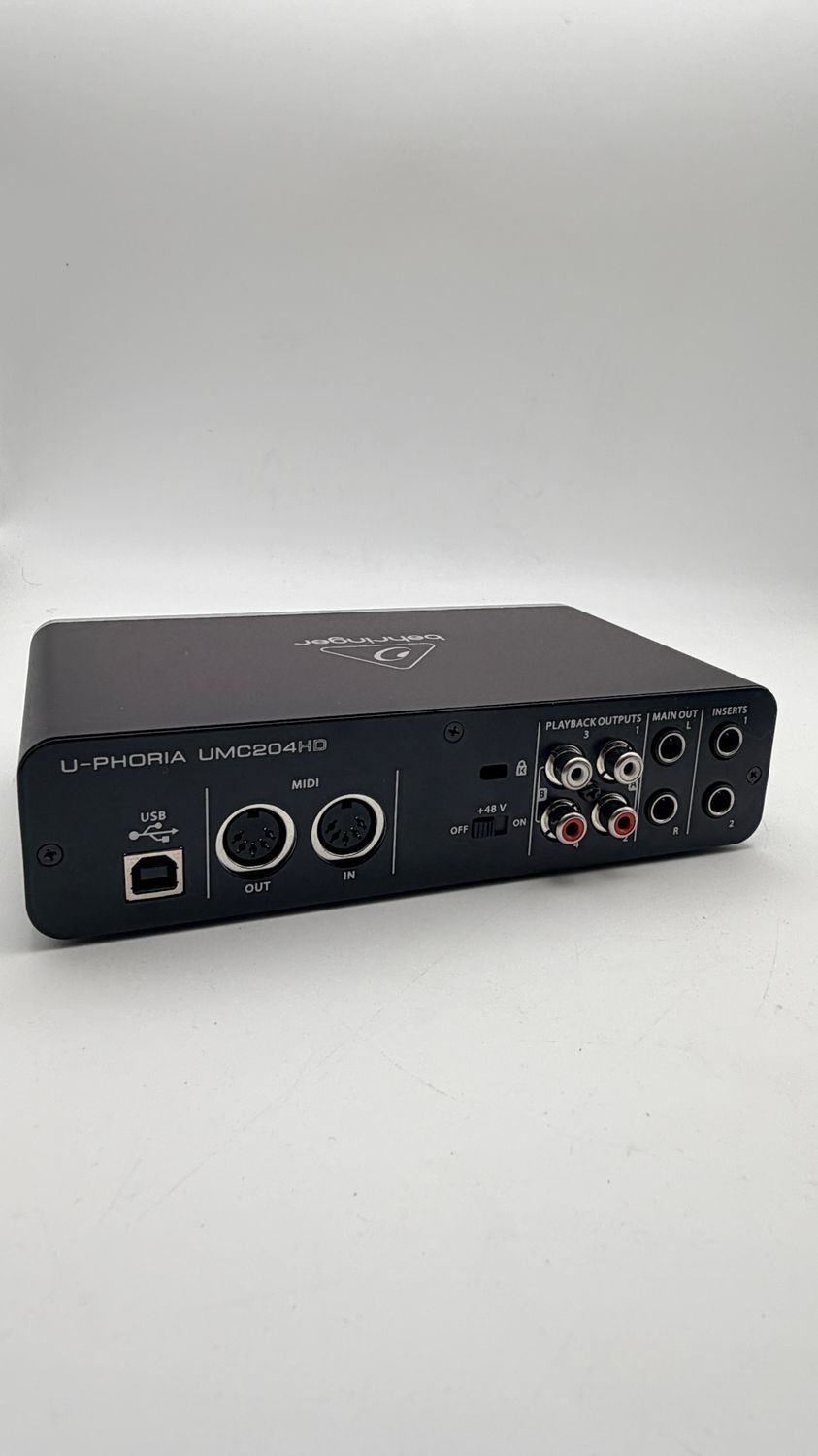 Behringer UMC204HD – interfejs audio/MIDI