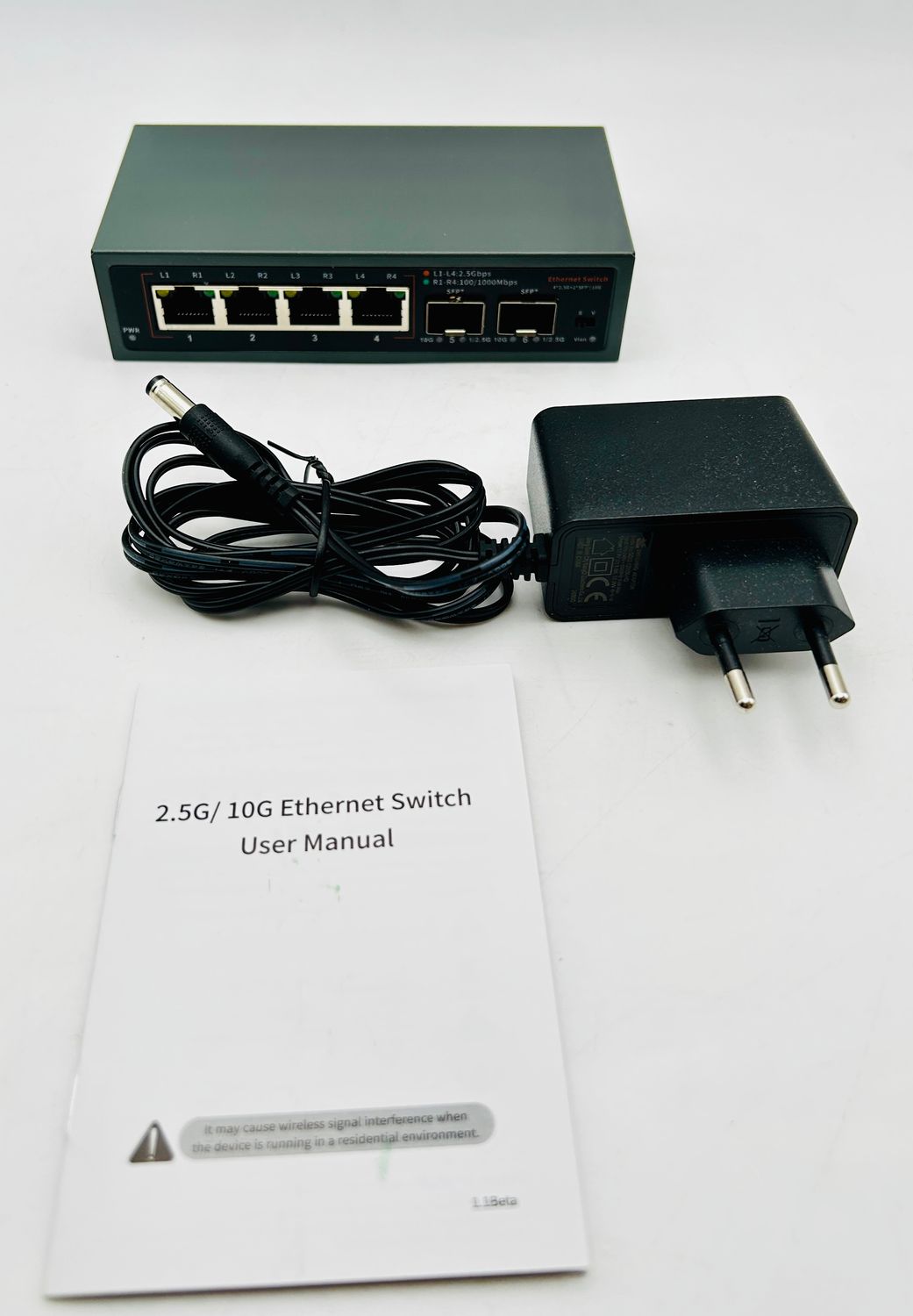 Elfcam 10 gigabitowy przełącznik światłowodowy z 2 portami 10G SFP+