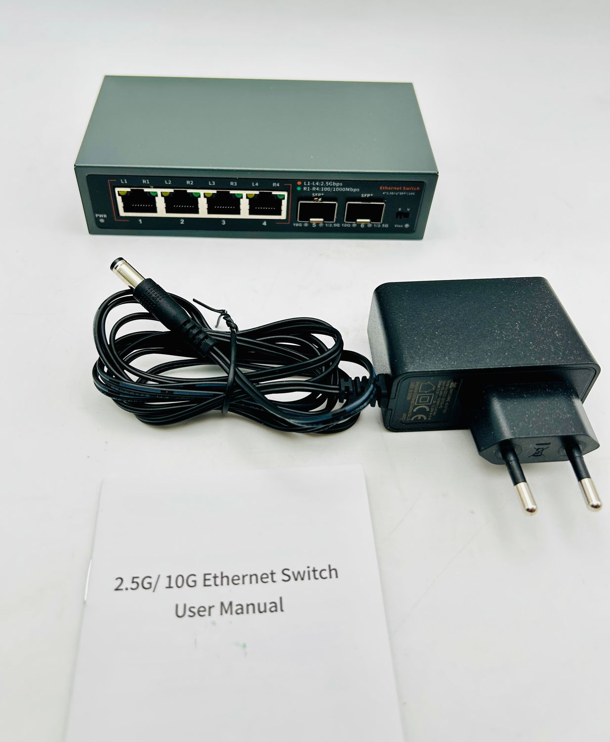 Elfcam 10 gigabitowy przełącznik światłowodowy z 2 portami 10G SFP+
