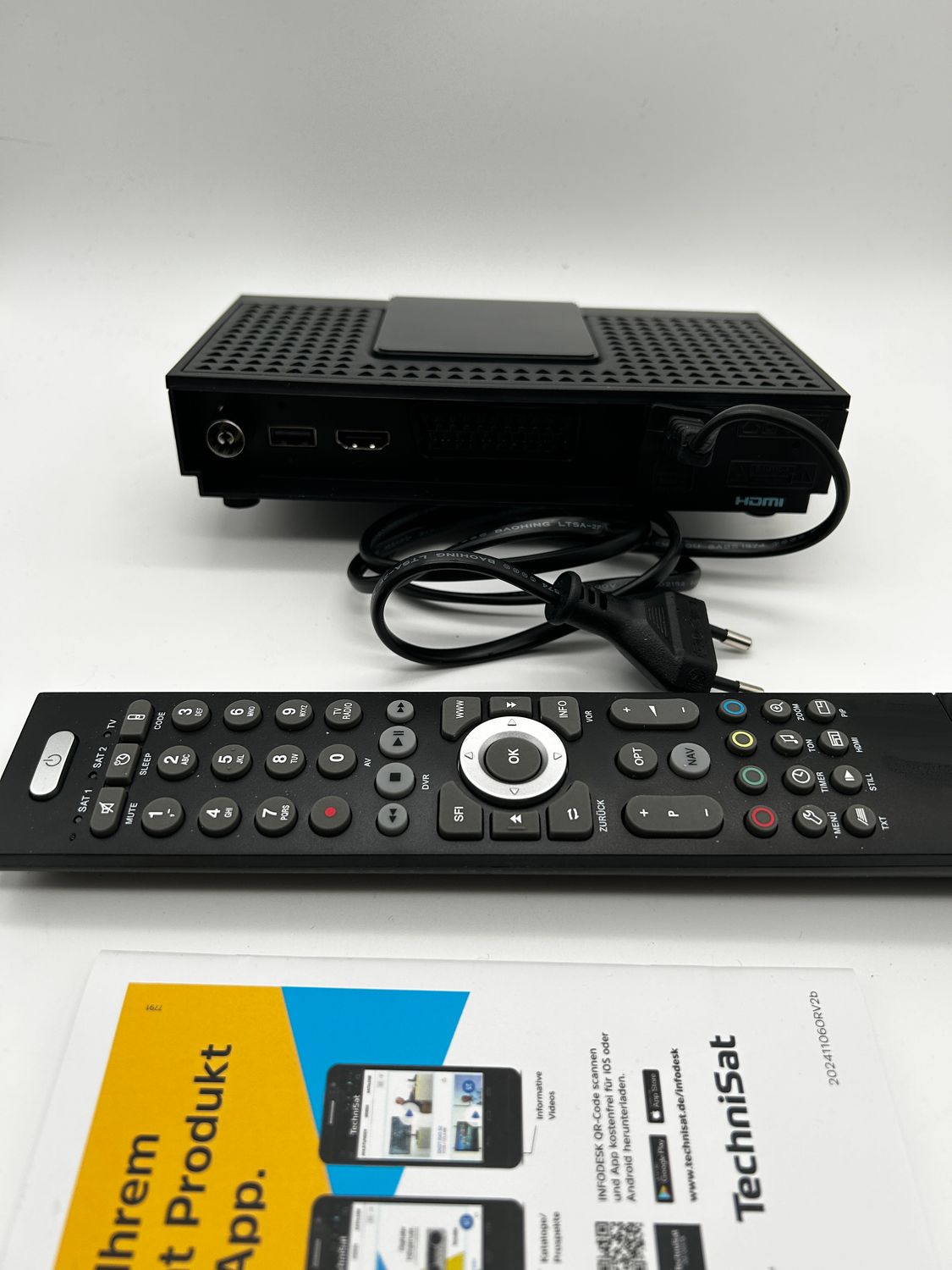 TechniSat Odbiornik HD-C 233 HD do telewizji cyfrowej kablowej HDTV, D