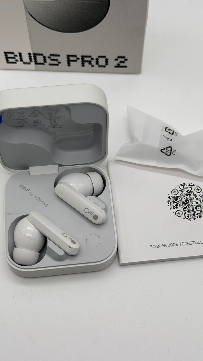 CMF by Nothing Buds Pro 2 słuchawki Bluetooth ANC jasnoszare