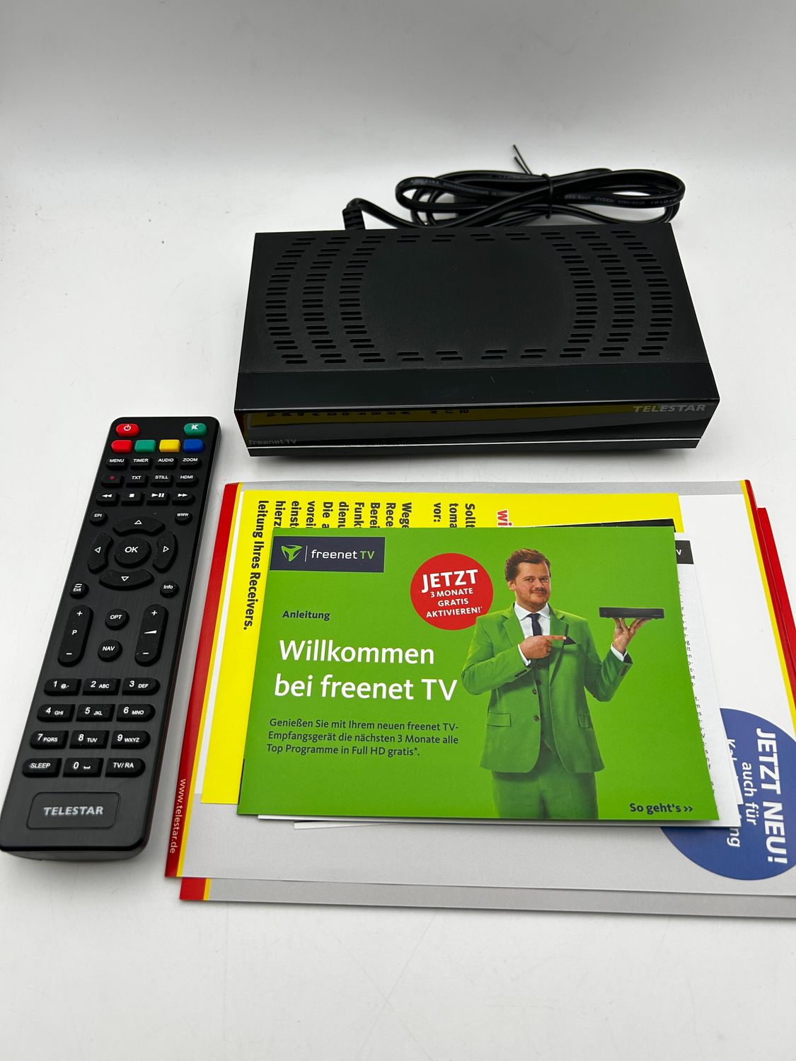 TELESTAR digiHD TT 6 IR – Odbiornik DVB-T2 i DVB-C (w tym 3 miesiące)