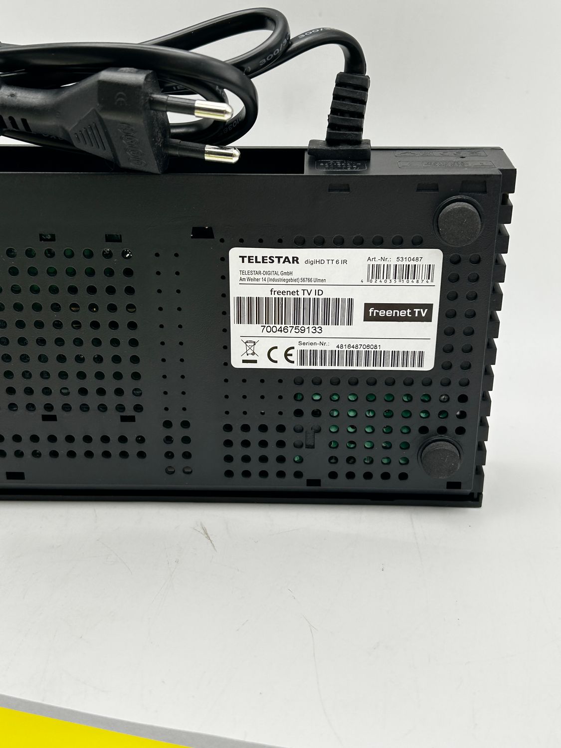 TELESTAR digiHD TT 6 IR – Odbiornik DVB-T2 i DVB-C (w tym 3 miesiące)