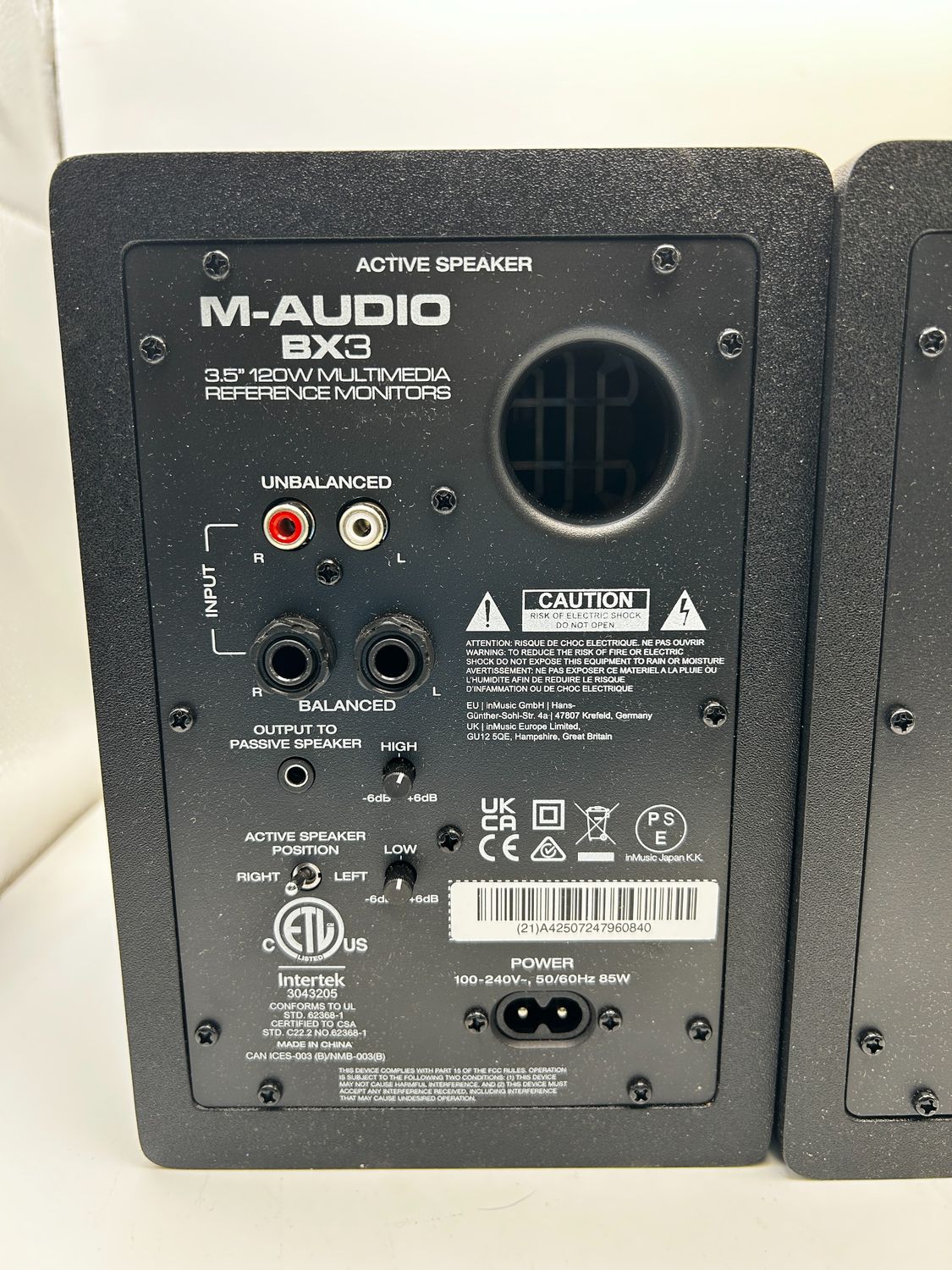 M-AUDIO BX3 para głośników komputerowych 3,5"