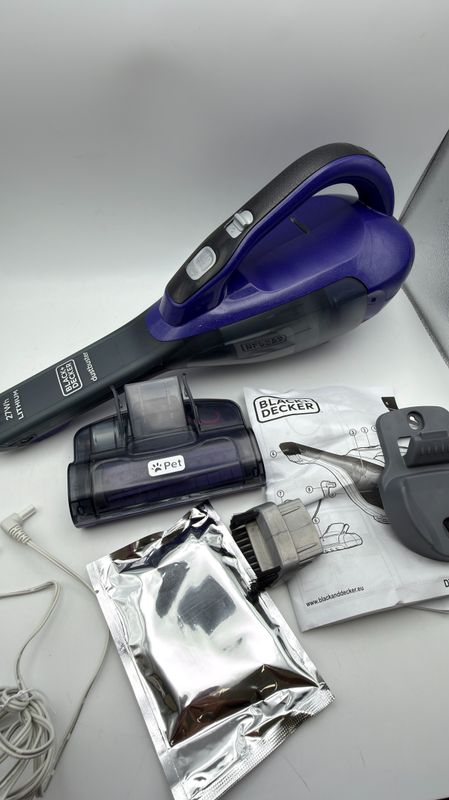 BLACK+DECKER Dustbuster Pet DVA325JP07-QW odkurzacz ręczny 10,8 V