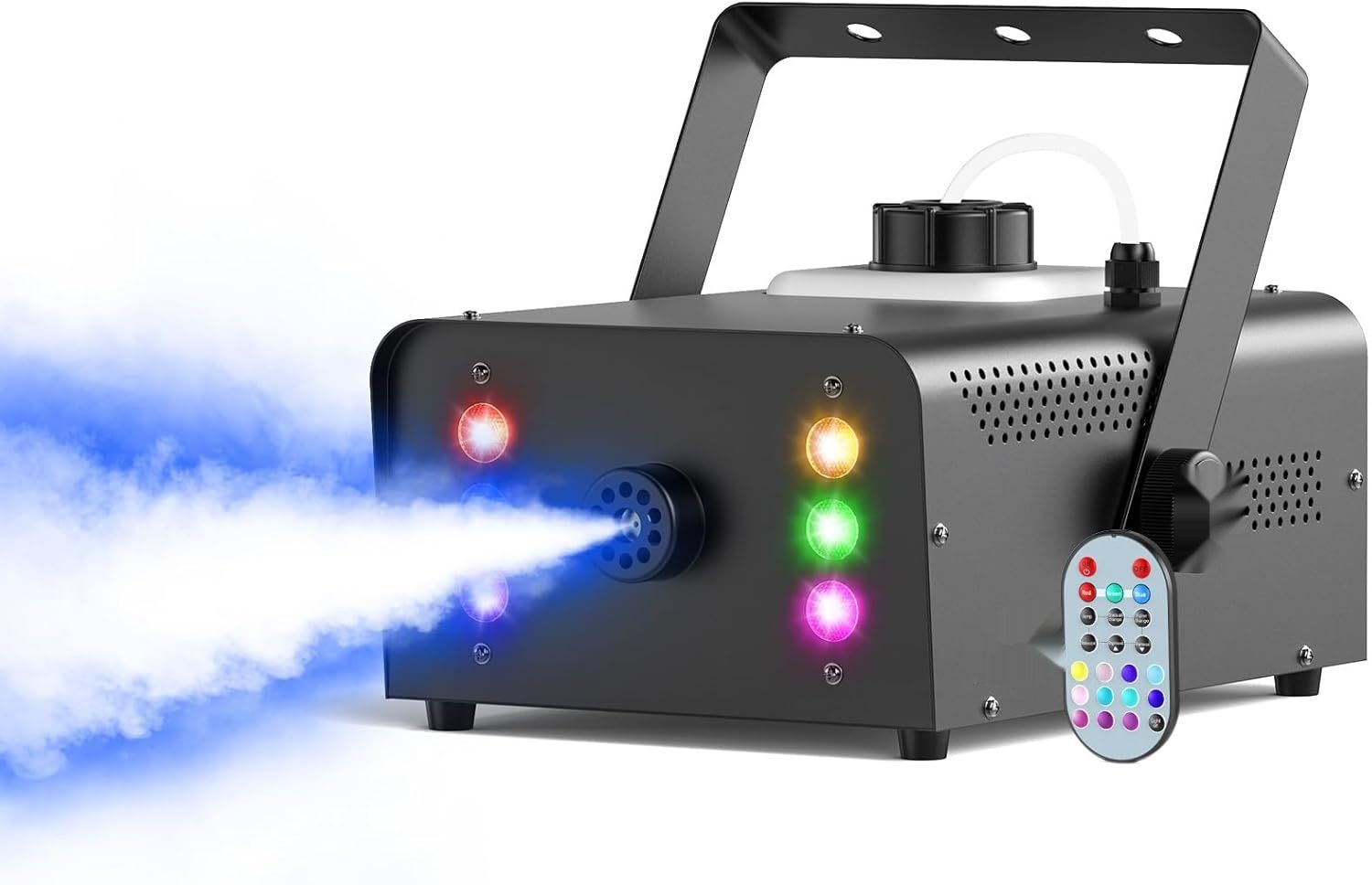 Wytwornica dymu UKing 1500W z 6 diodami RGB LED, imprezowa maszyna