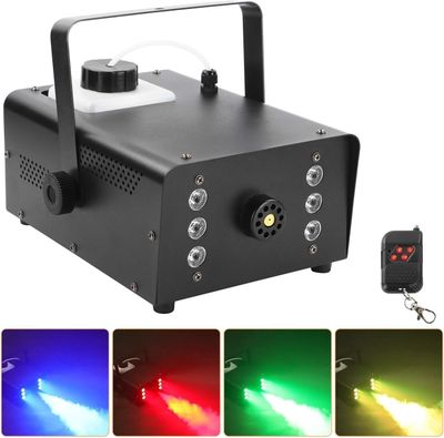 Wytwornica dymu UKing 1500W z 6 diodami RGB LED, imprezowa maszyna