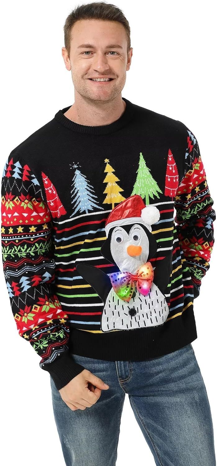 Sweter z długim rękawem „U LOOK UGLY TODAY” dla mężczyzn