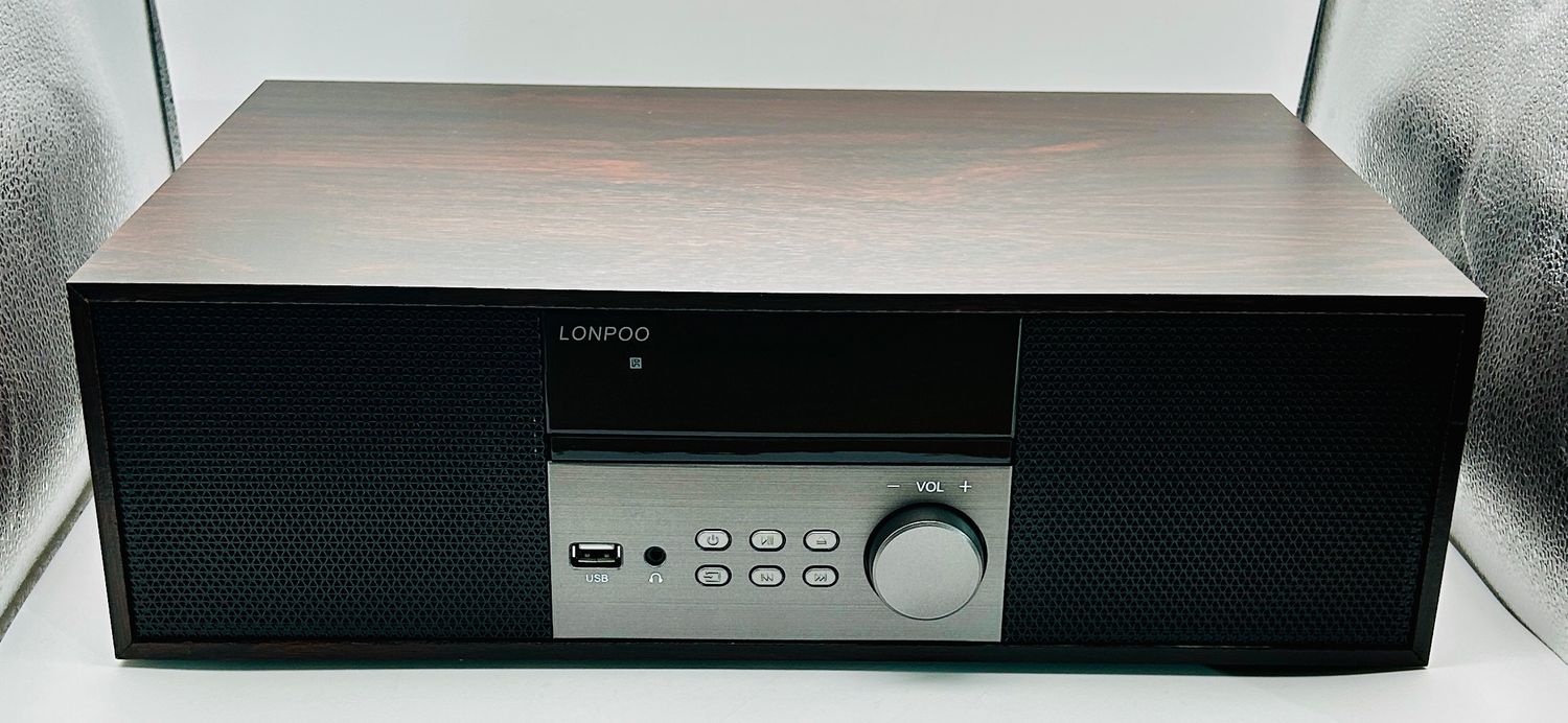 Micro Chaîne HiFi LONPOO LP-816 z CD, Bluetooth, USB i radiem FM