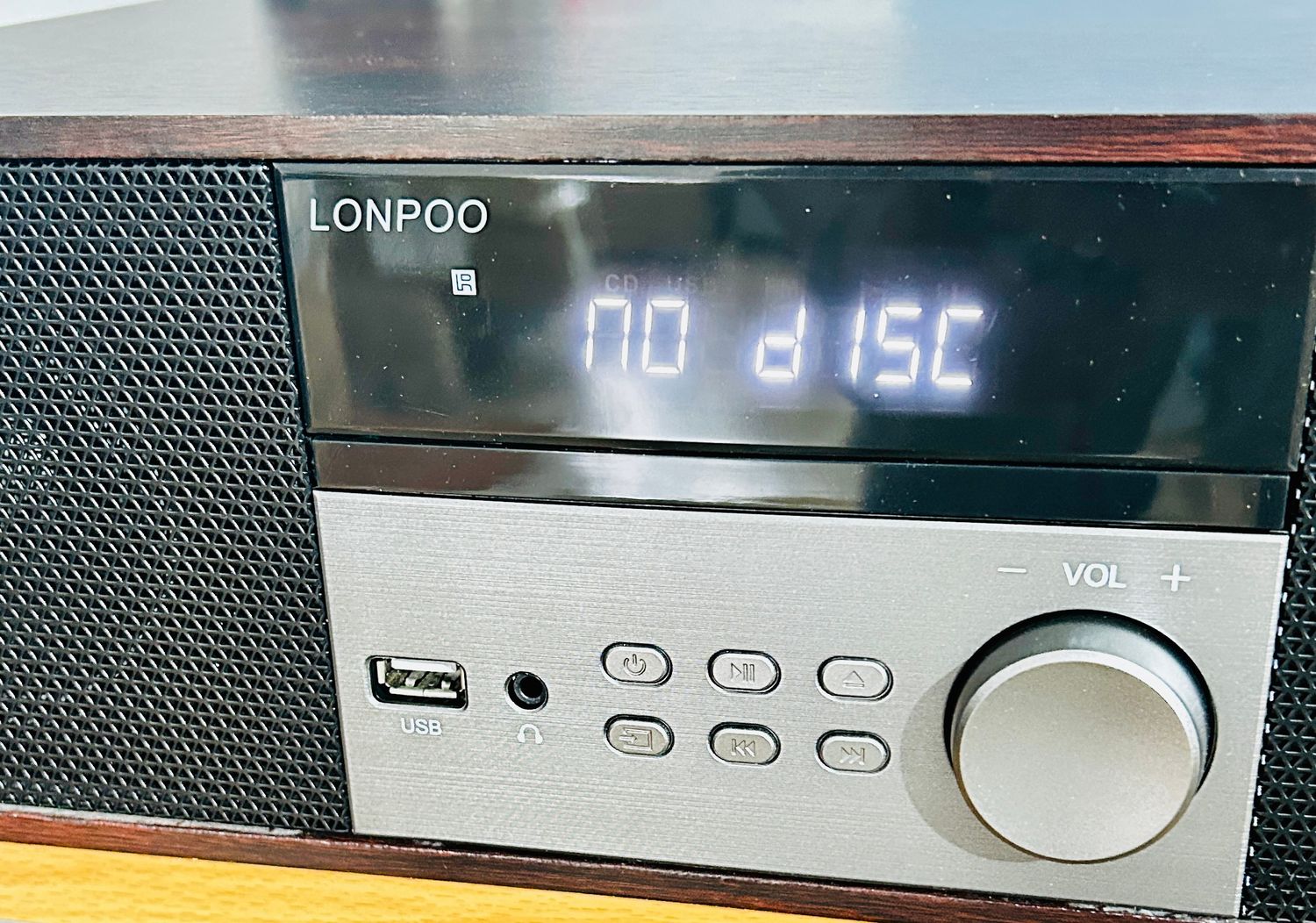 Micro Chaîne HiFi LONPOO LP-816 z CD, Bluetooth, USB i radiem FM