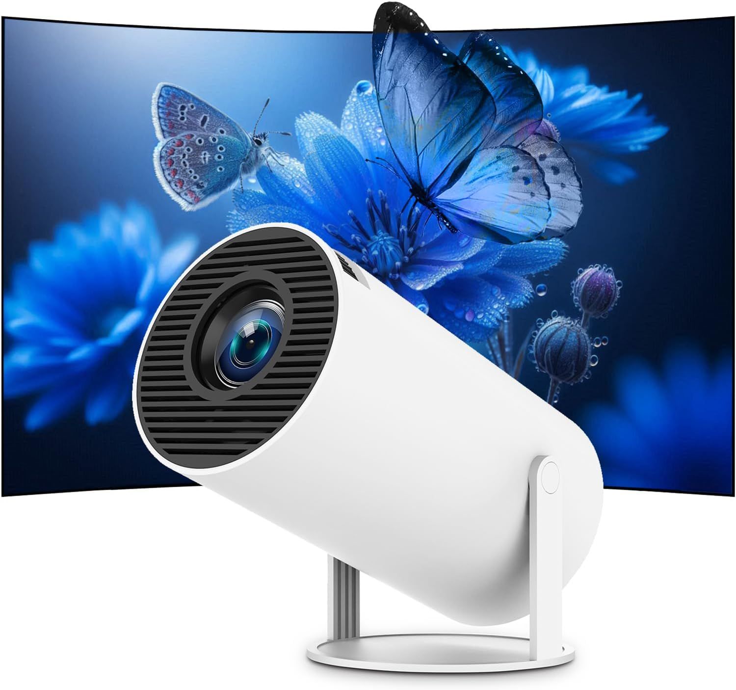 Mini projektor 4K WiFi 6 BT5.2 z Android 11