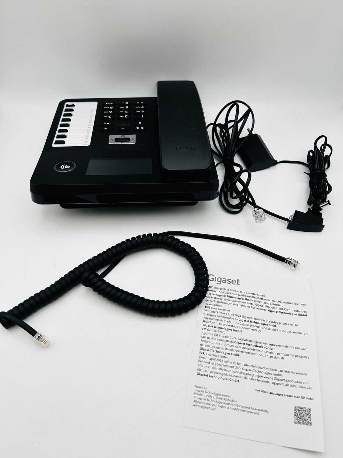 Gigaset Desk 800A telefon przewodowy z automatyczną sekretarką