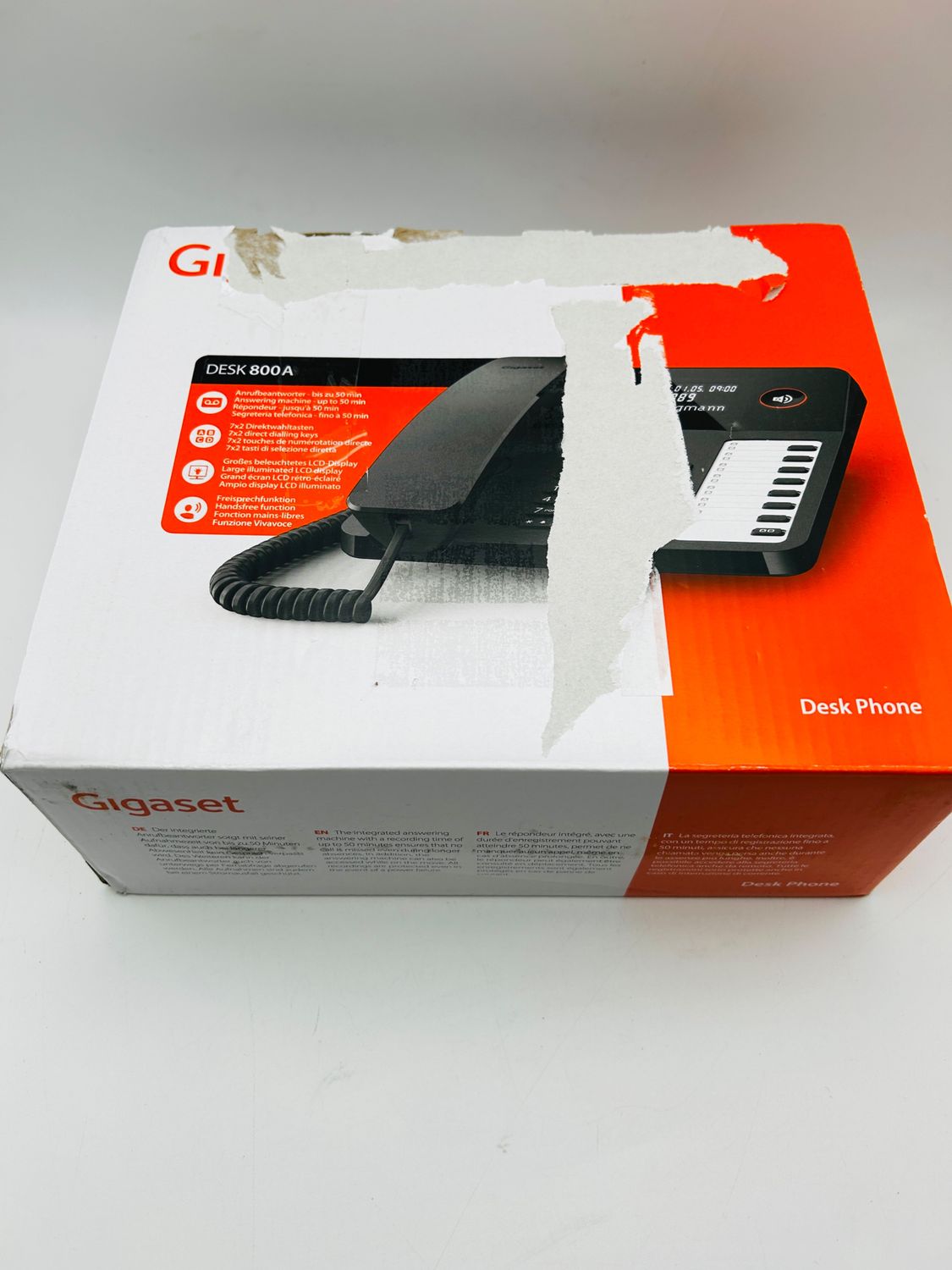 Gigaset Desk 800A telefon przewodowy z automatyczną sekretarką