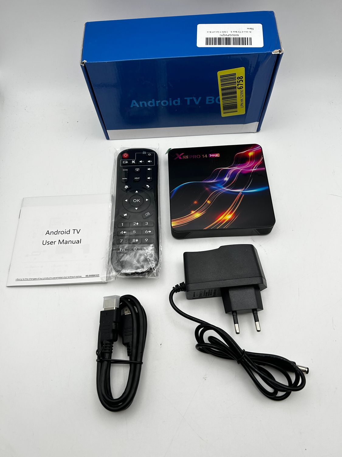 TV Box IDEALROYAL X88 PRO MAX 4 GB RAM 64 GB pamięci