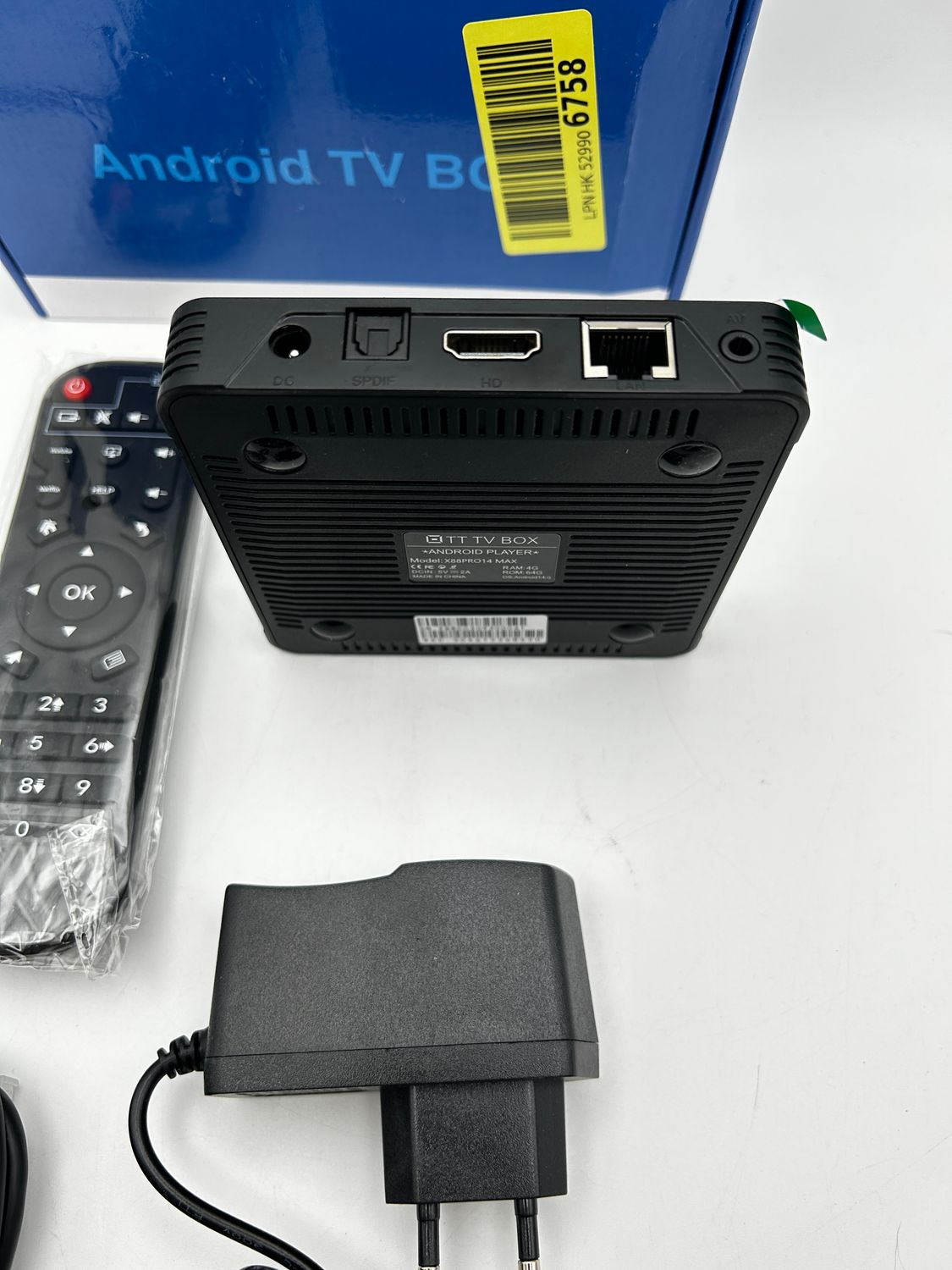 TV Box IDEALROYAL X88 PRO MAX 4 GB RAM 64 GB pamięci