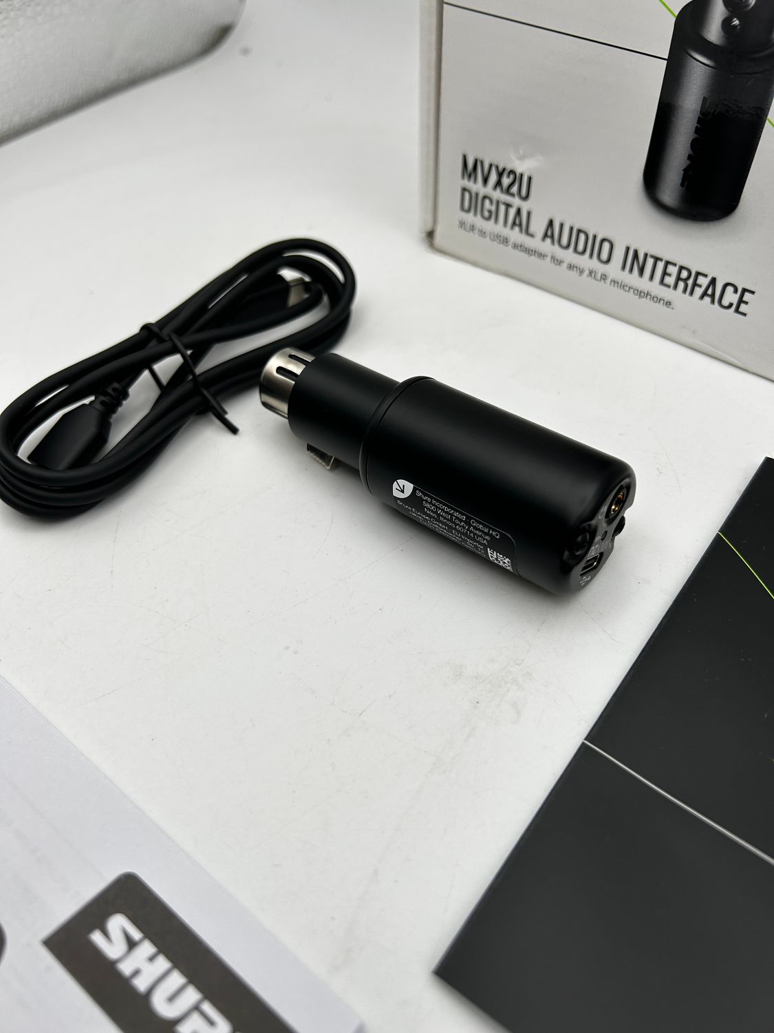 Shure MVX2U cyfrowy interfejs XLR na USB