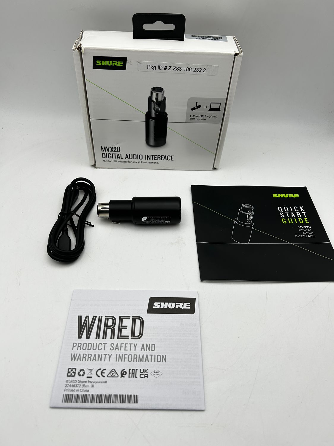 Shure MVX2U cyfrowy interfejs XLR na USB