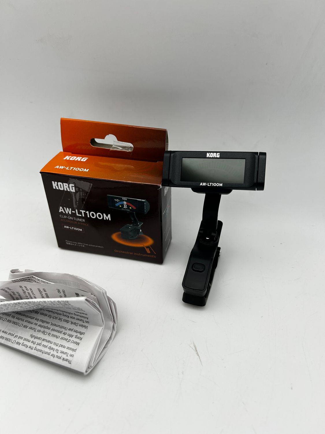 KORG AW-LT100M – tuner klipsowy