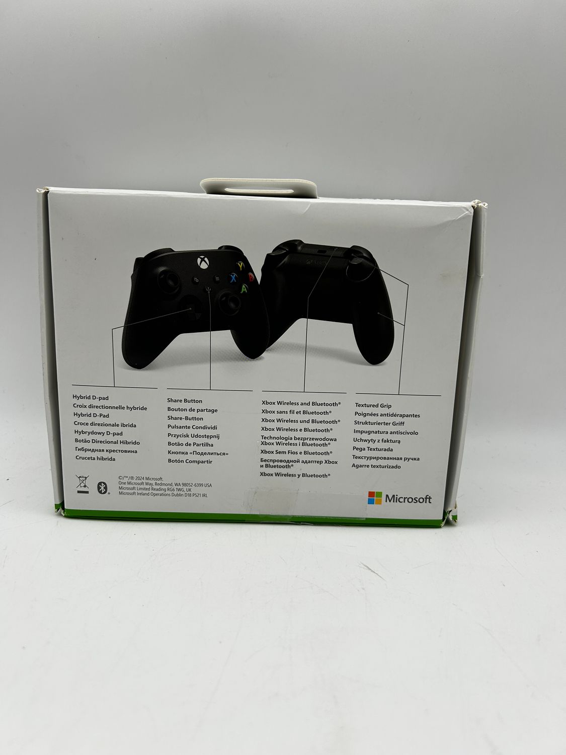 Xbox Wireless Controller Carbon Black do Series X|S, One, Windows 10/1
