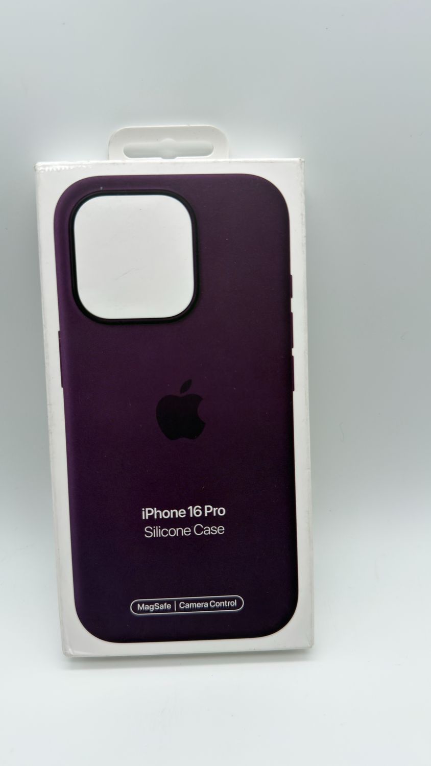 Apple silikonowe etui z MagSafe do iPhone’a 16 Pro - Śliwkowy