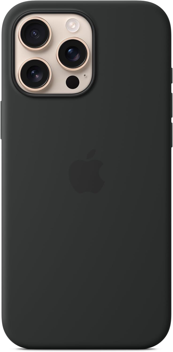 Apple iPhone 16 Pro Max silikonowe etui z MagSafe – czarne