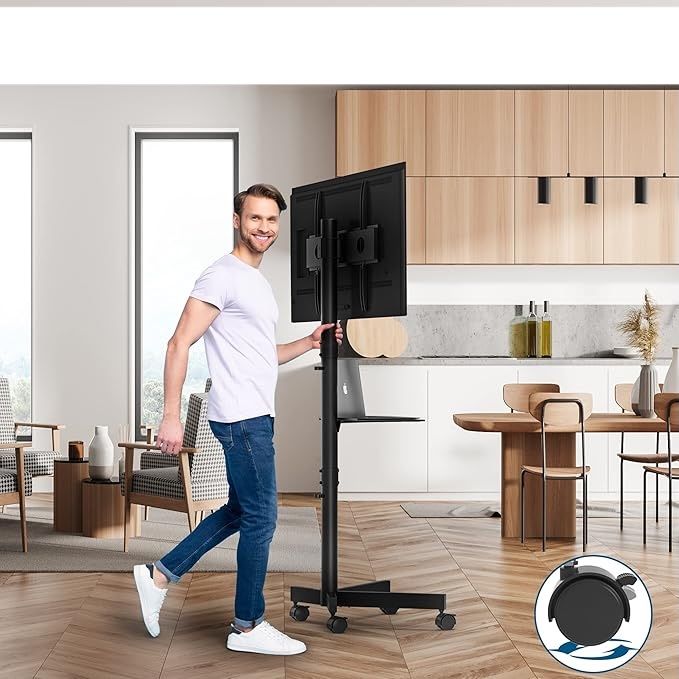 MODEL FM411.        BONTEC Mobilny stojak na telewizor na kółkach do telewizorów plazmовых