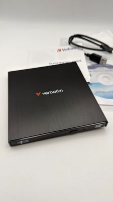 Verbatim Slimline zewnętrzna nagrywarka CD/DVD USB-C USB 3.2
