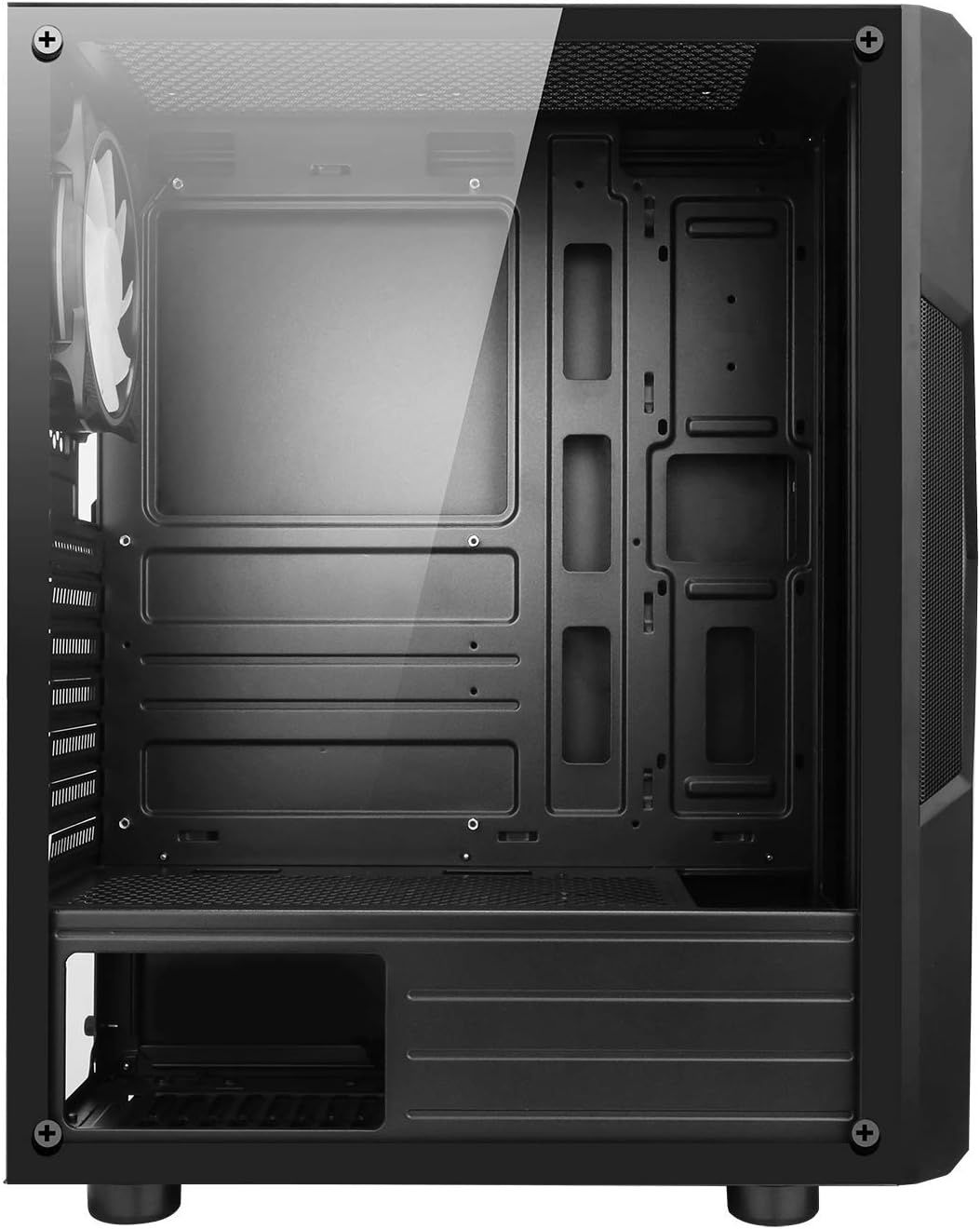 SPIRIT OF GAMER CLONE III – Obudowa PC Gamer RGB, Midi Tower, Czarna