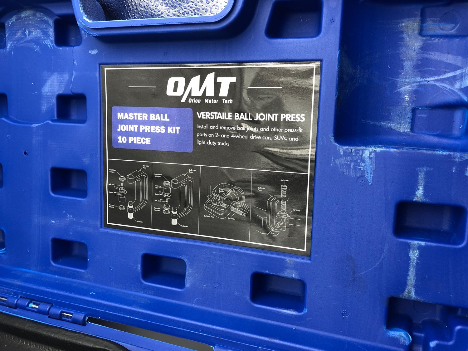Orion Motor Tech – uniwersalny zestaw do montażu i demontażu sworzni kulistych