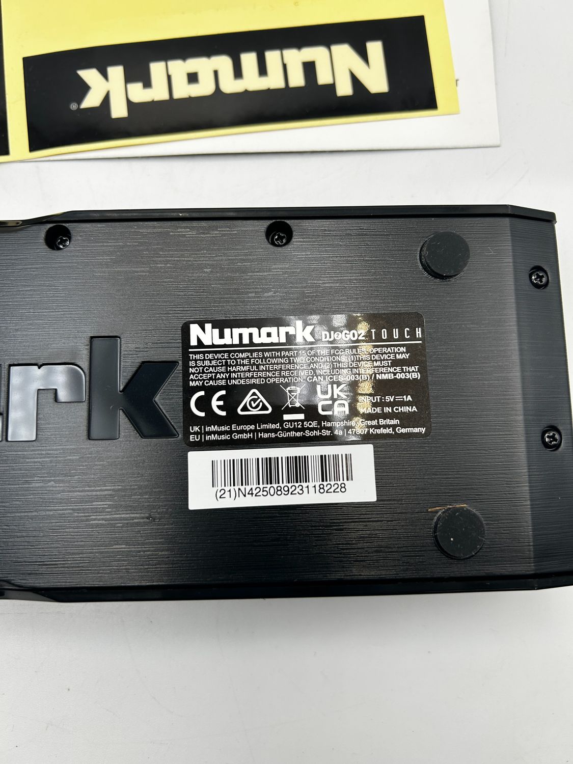 Numark DJ2GO2 Touch – kompaktowy kontroler DJ USB