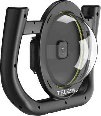 TELESIN Dome Port z uchwytem do nurkowania dla GoPro Hero 12 / 11 / 10 / 9