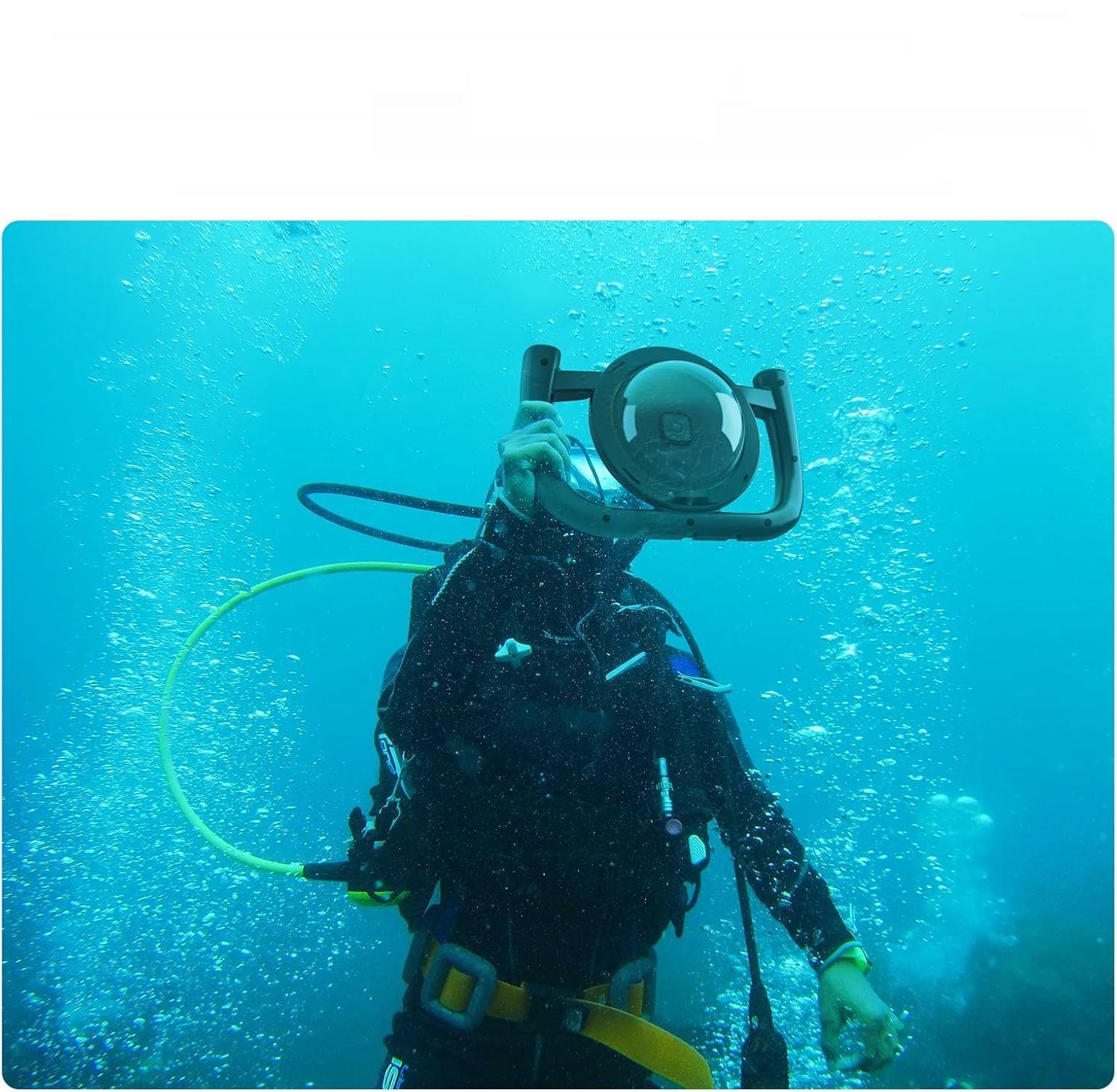TELESIN Dome Port z uchwytem do nurkowania dla GoPro Hero 12 / 11 / 10 / 9
