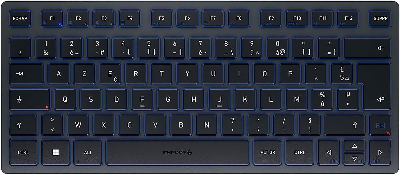 CHERRY KW 7100 MINI BT — kompaktowa klawiatura wielofunkcyjna Bluetooth