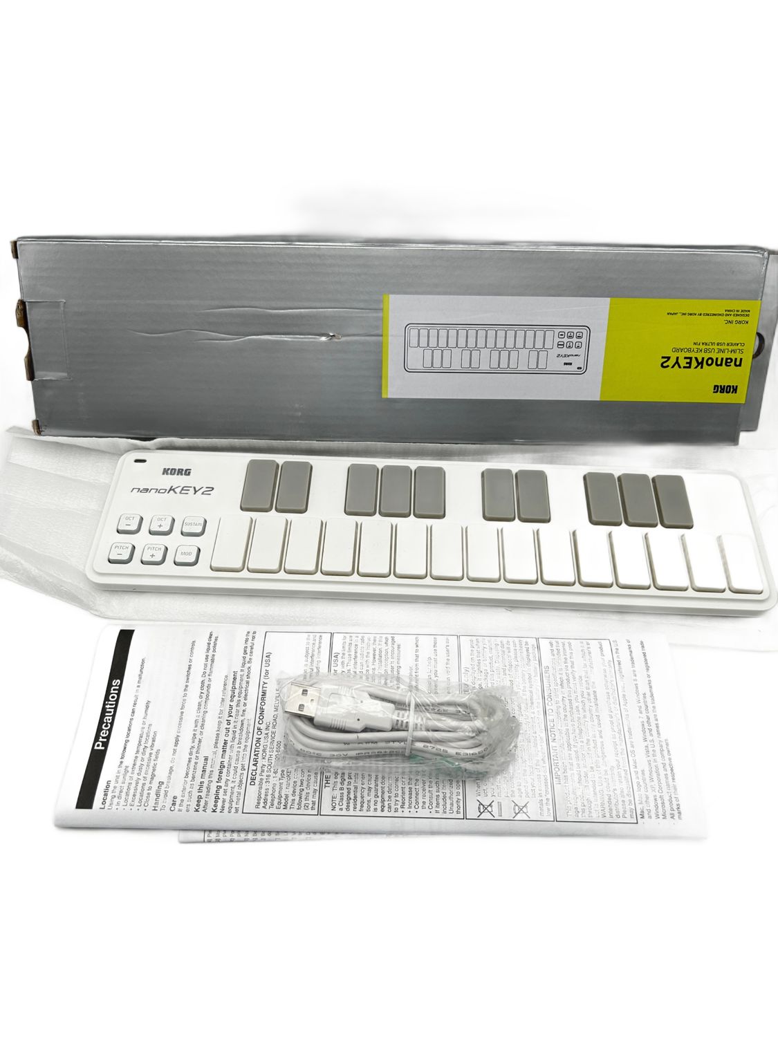 KORG nanoKEY2 – klawiatura USB MIDI 25 klawiszy, uszkodzona