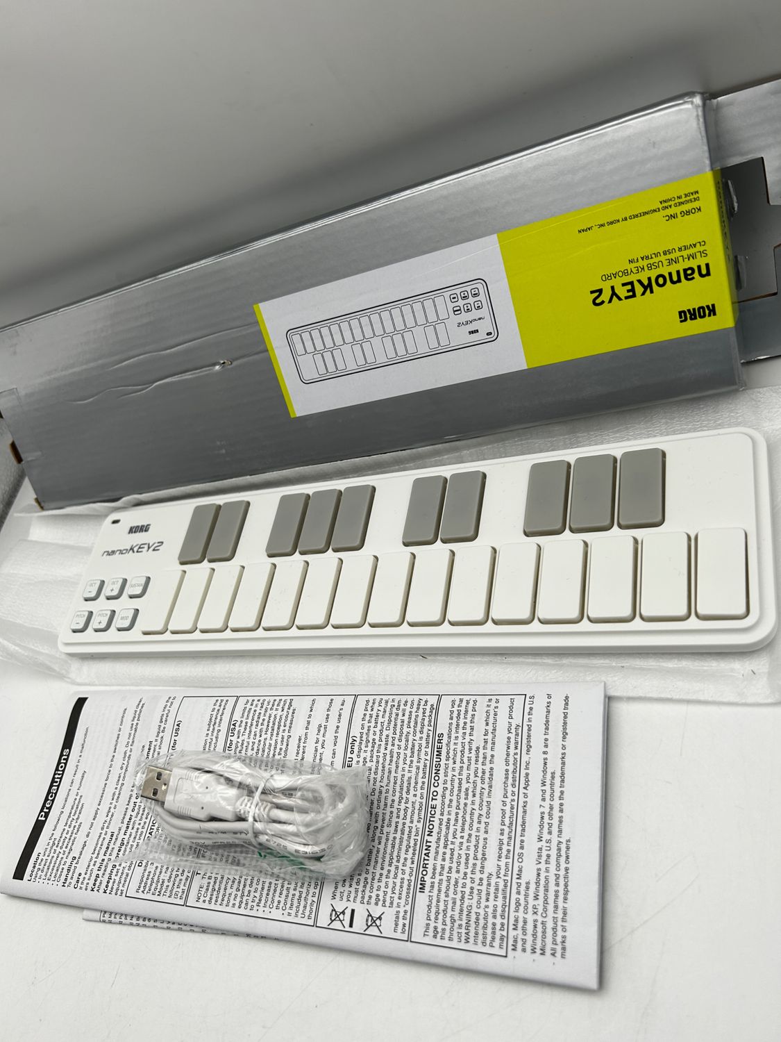KORG nanoKEY2 – klawiatura USB MIDI 25 klawiszy, uszkodzona
