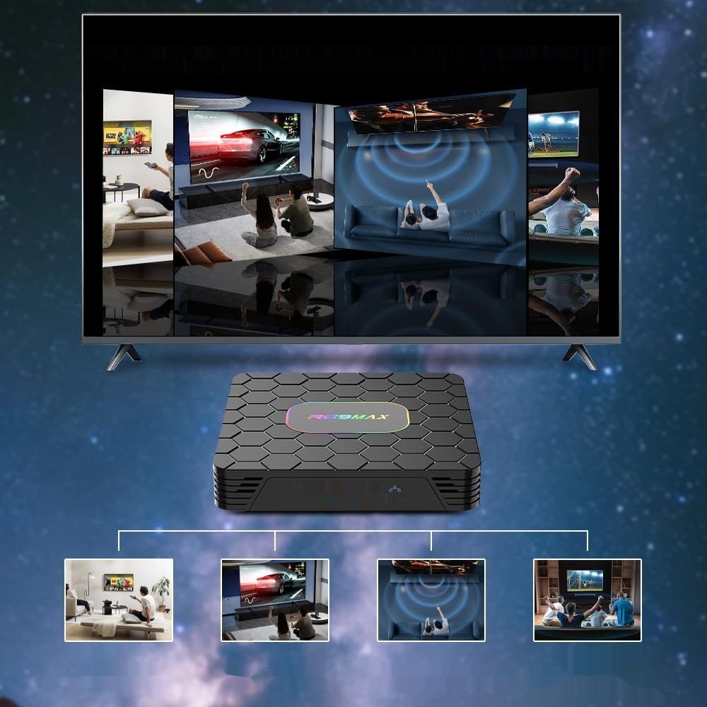 Android TV Box EASYTONE BL-R69MAX-3528/432 z Android 14.0, 4 GB RAM, 32 GB