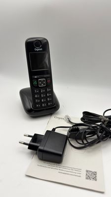 Gigaset AS690 – bezprzewodowy telefon DECT, czarny