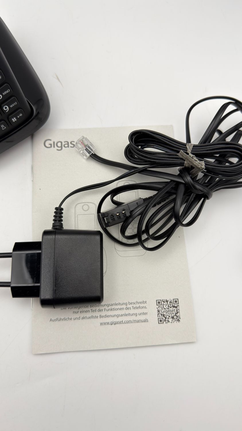 Gigaset AS690 – bezprzewodowy telefon DECT, czarny