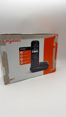 Gigaset AS690 – bezprzewodowy telefon DECT, czarny