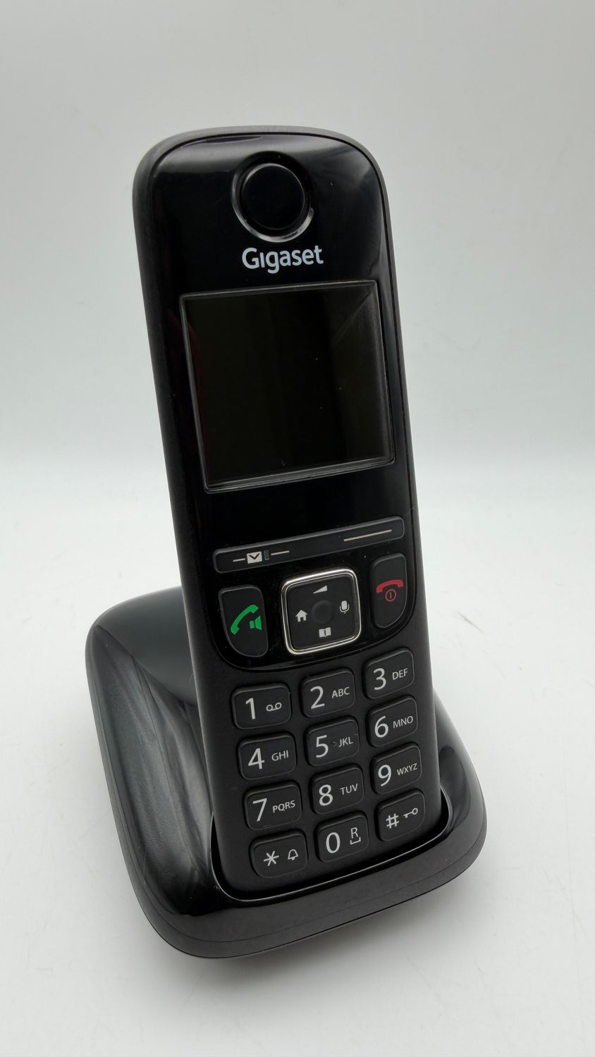 Gigaset AS690 – bezprzewodowy telefon DECT, czarny