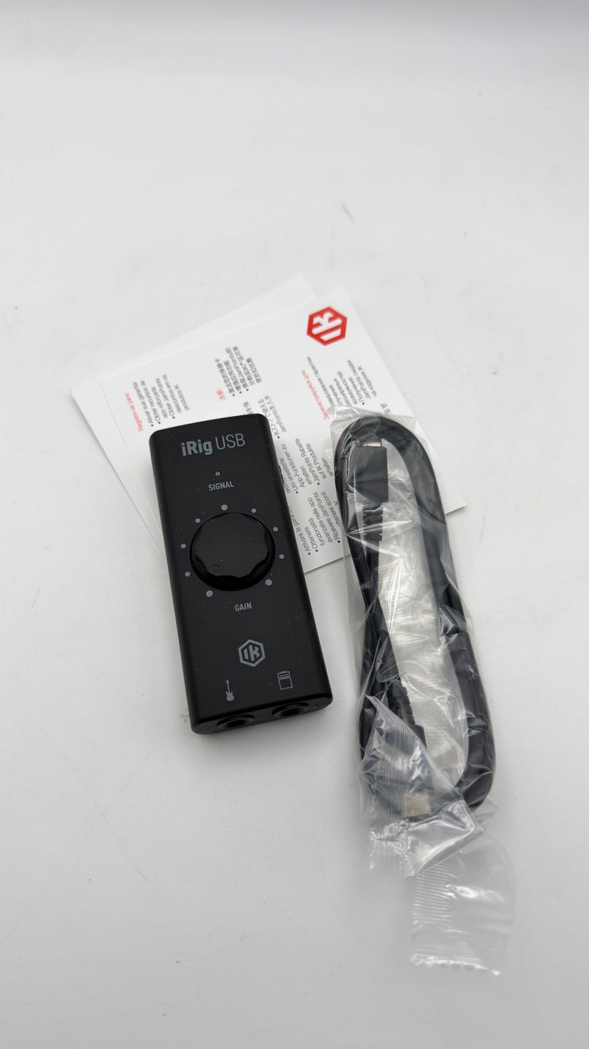 IK Multimedia iRig – interfejs audio USB do gitary, 24 bit / 48 kHz