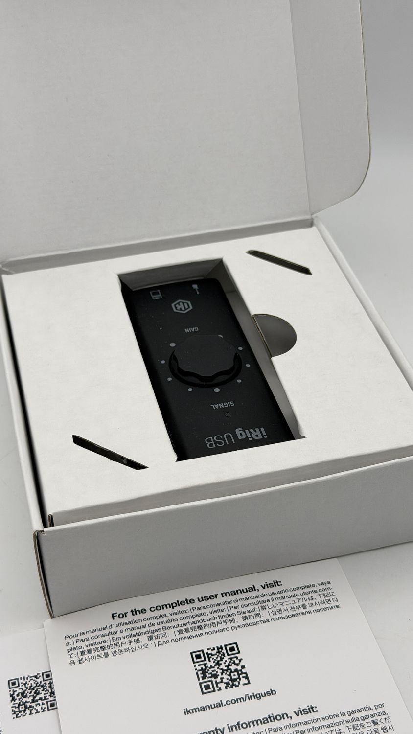 IK Multimedia iRig – interfejs audio USB do gitary, 24 bit / 48 kHz