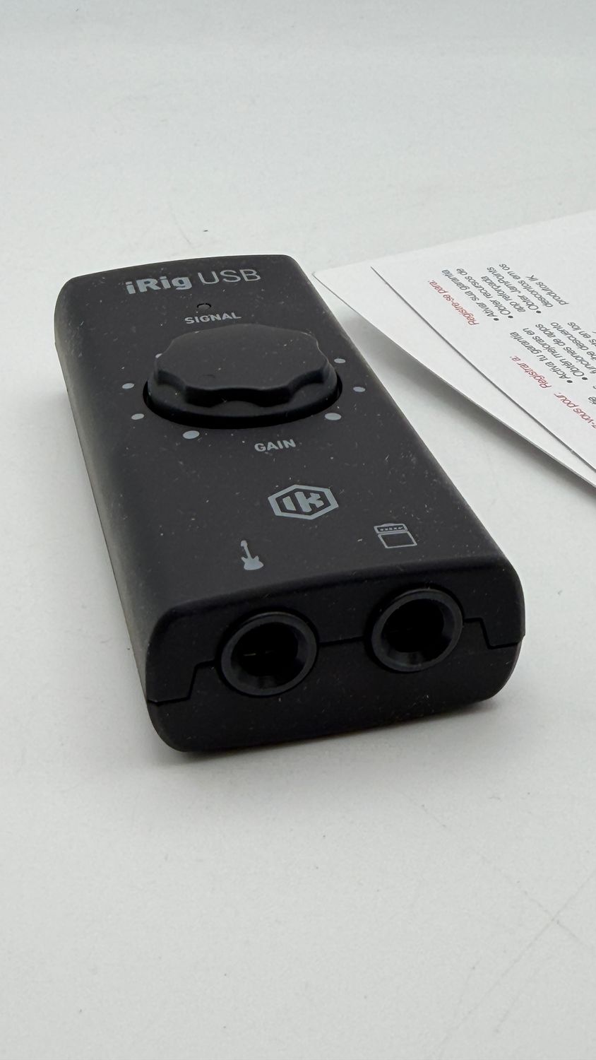 IK Multimedia iRig – interfejs audio USB do gitary, 24 bit / 48 kHz