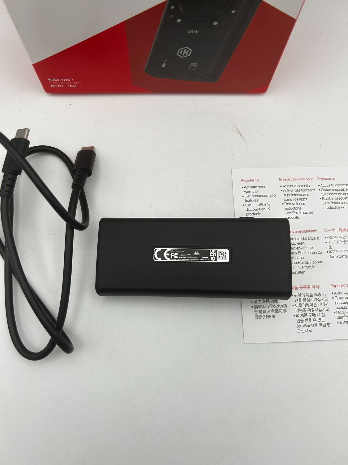 IK Multimedia iRig – interfejs audio USB do gitary, 24 bit / 48 kHz