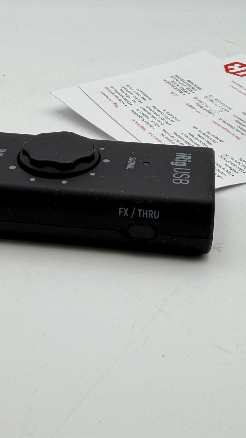 IK Multimedia iRig – interfejs audio USB do gitary, 24 bit / 48 kHz