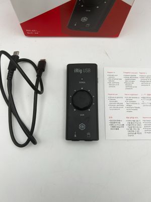 IK Multimedia iRig – interfejs audio USB do gitary, 24 bit / 48 kHz