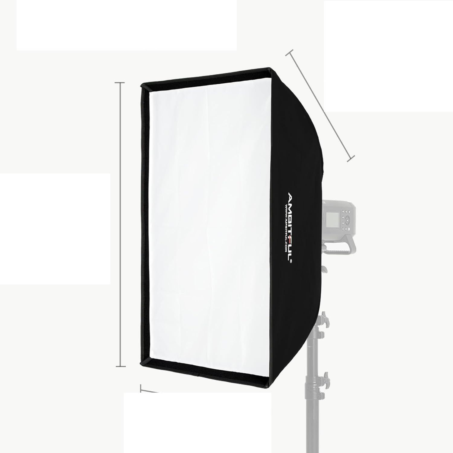 нужно изменить описание. AMBITFUL FW60x90 60 x 90 cm siatka o strukturze plastra miodu Bowens softbox, z siatką o strukturze plastra miodu + torba do przenoszenia, do lampy Bowens