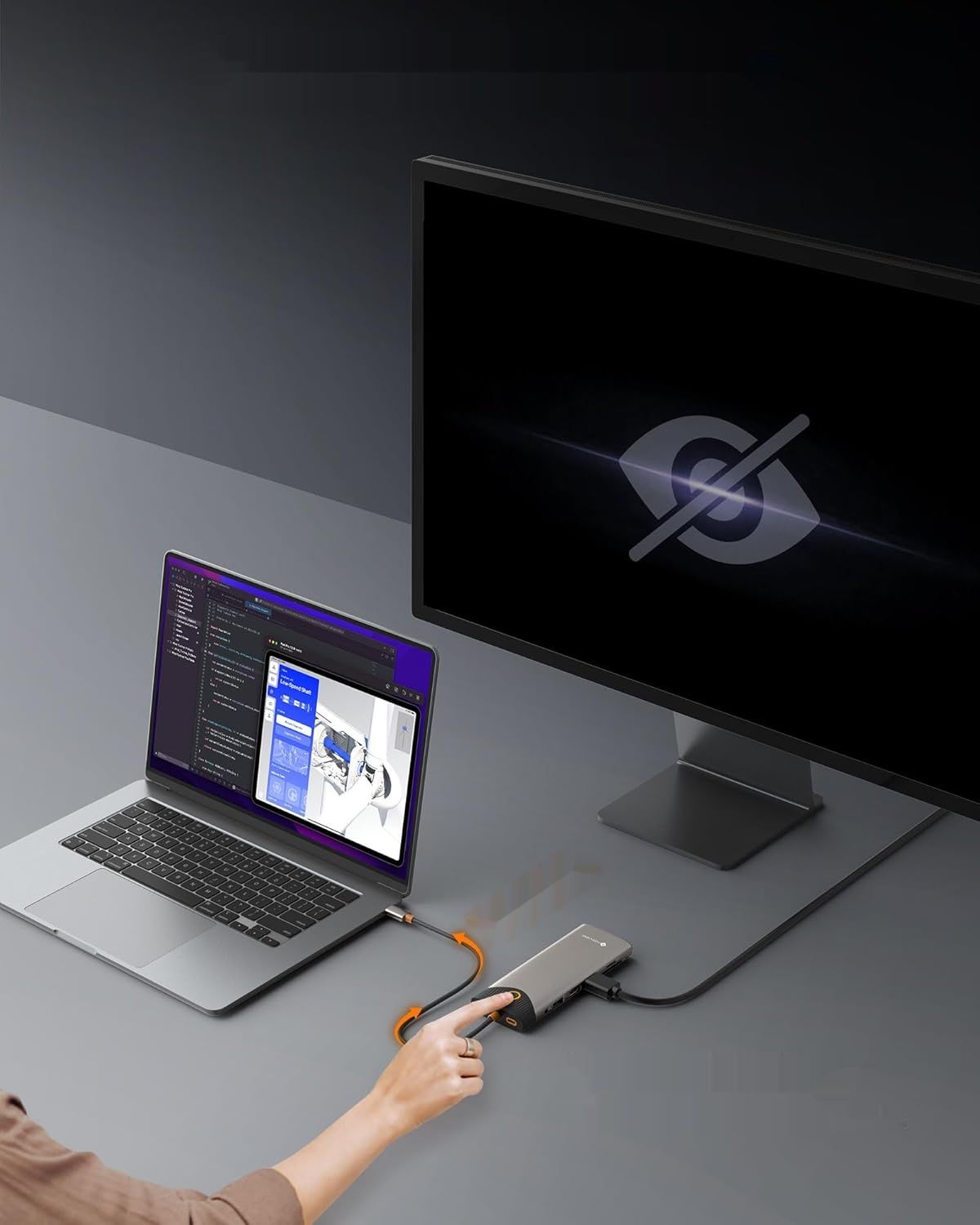 Stacja dokująca NOVOO 15‑w‑1 USB‑C NHM15D-168C