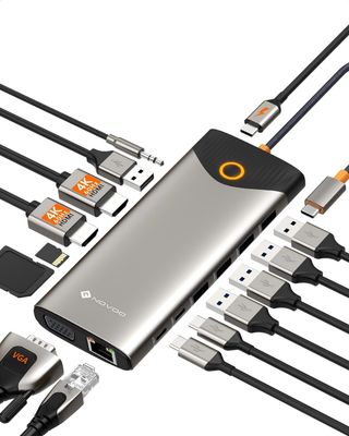 Stacja dokująca NOVOO 15‑w‑1 USB‑C NHM15D-168C