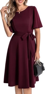 Bbonlinedress – damska sukienka midi vintage na koktajl